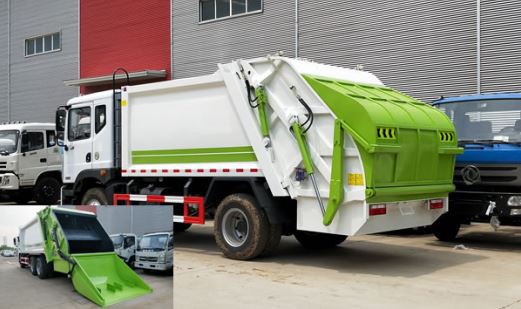 Bin Lifter Compact Garbage Truck