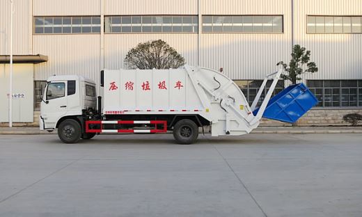 Bin Lifter Compact Garbage Truck