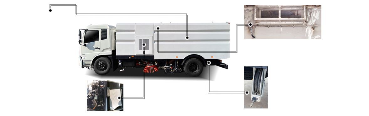 Road Sweeper Cleaning Truck 20