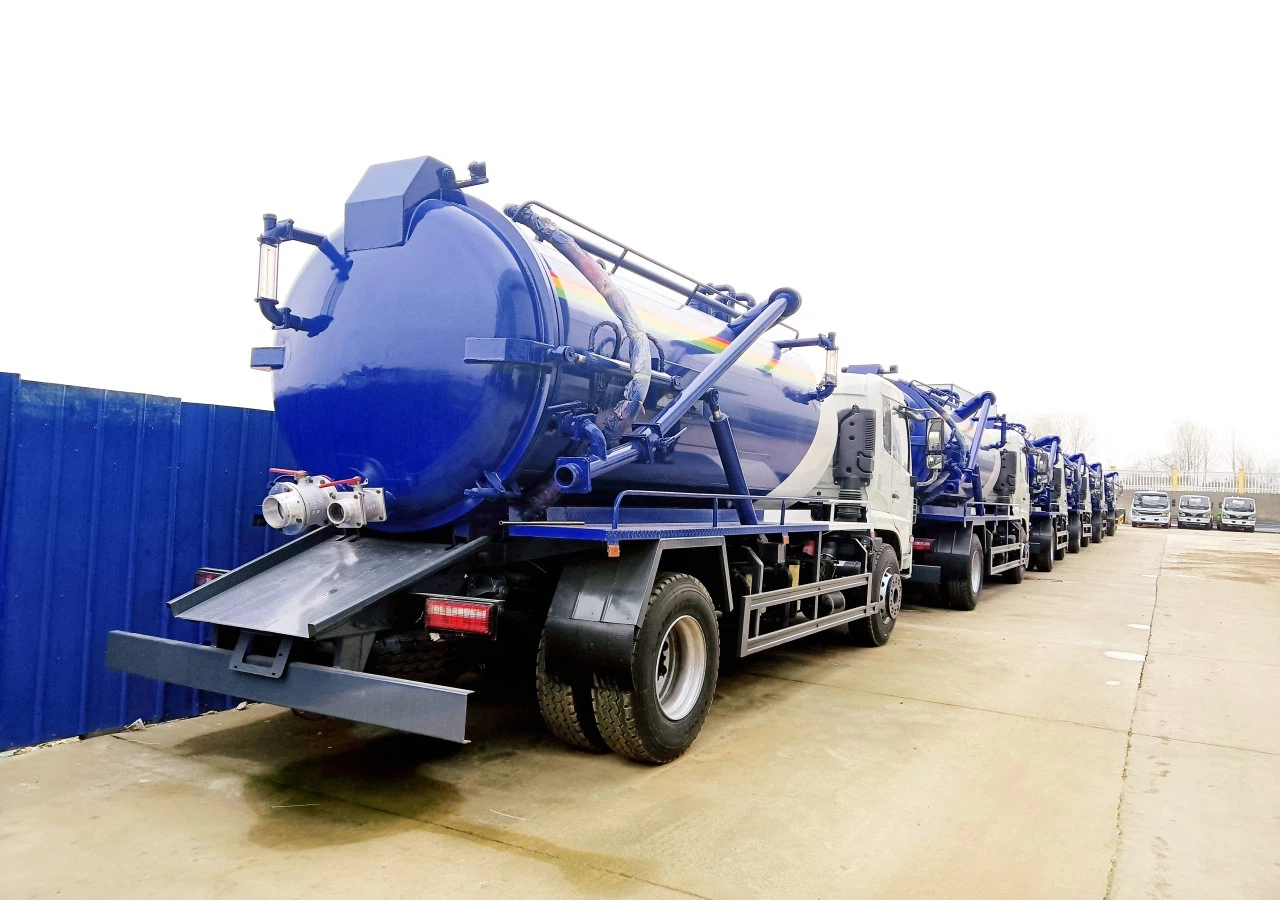 Dongfeng 10000L Vacuum Sewer Truck 2