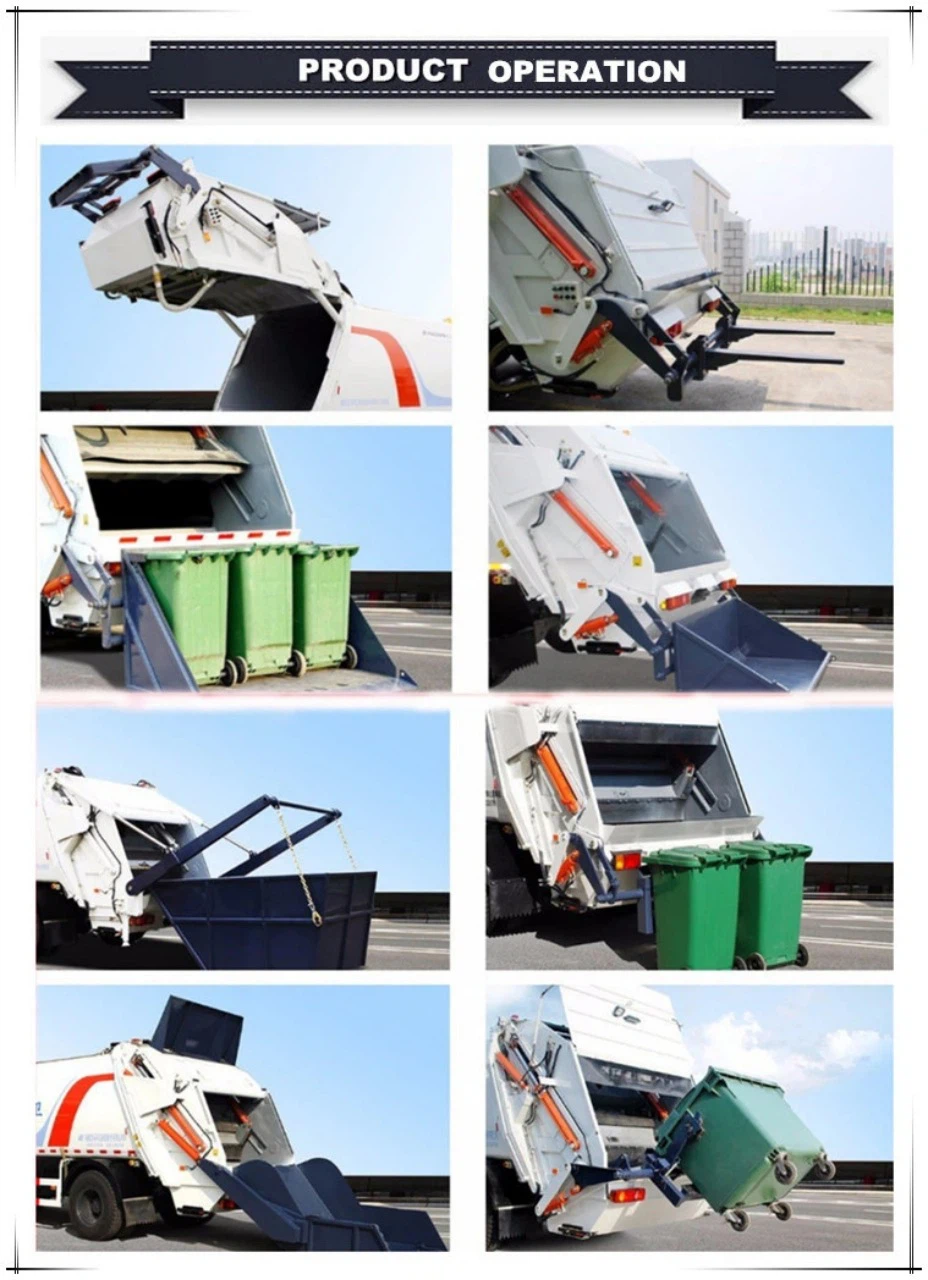 ISUZU 10 CBM Rear Loader Compactor Garbage Truck 8