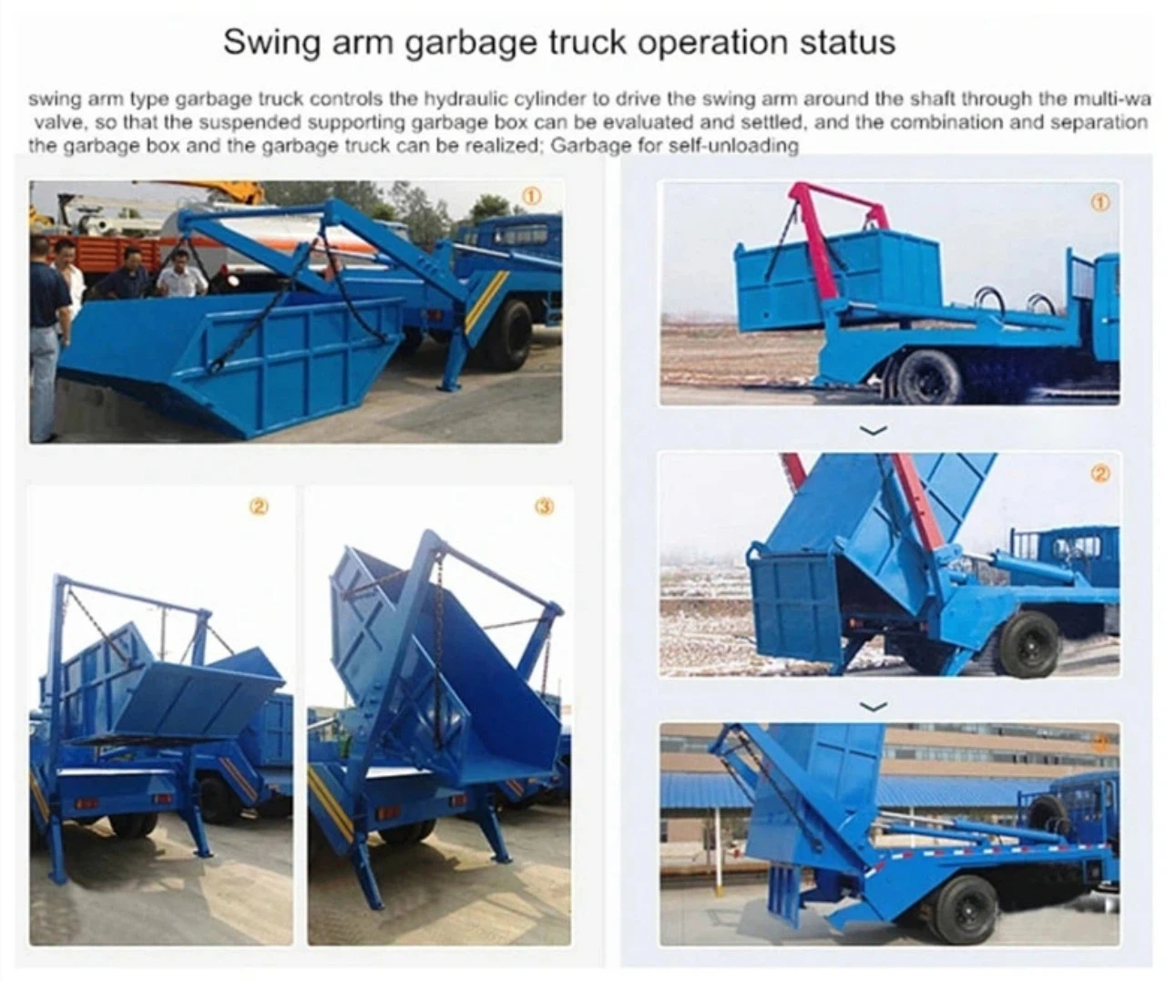 HOWO 8 CBM Skip Loader Vehicle 7