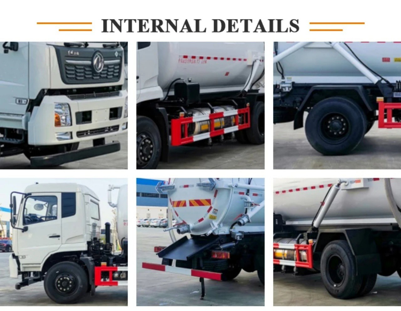 6 Wheelers 10 CBM Sewage Tanker Truck 9