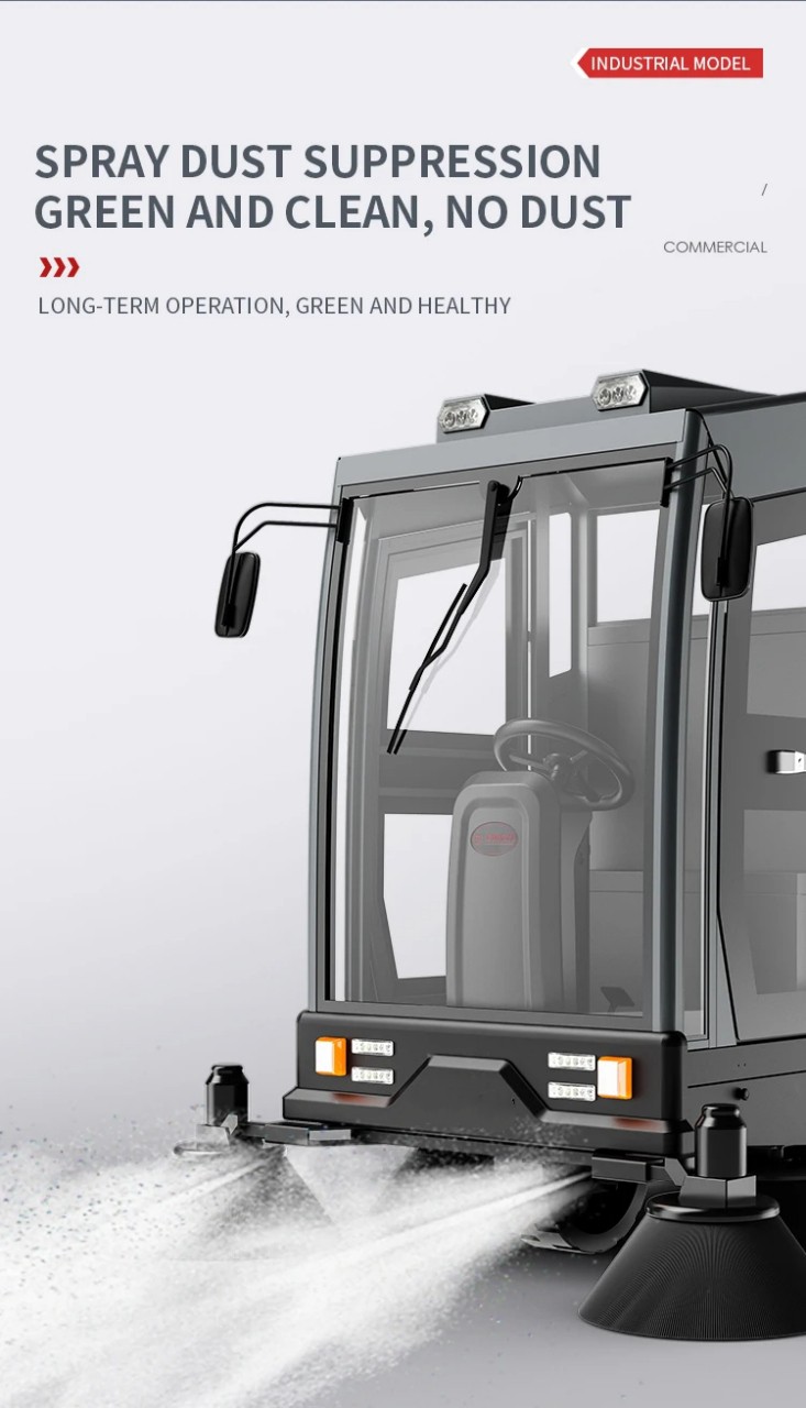 Zero Emissions Airport Sweeper 220 Liters 16